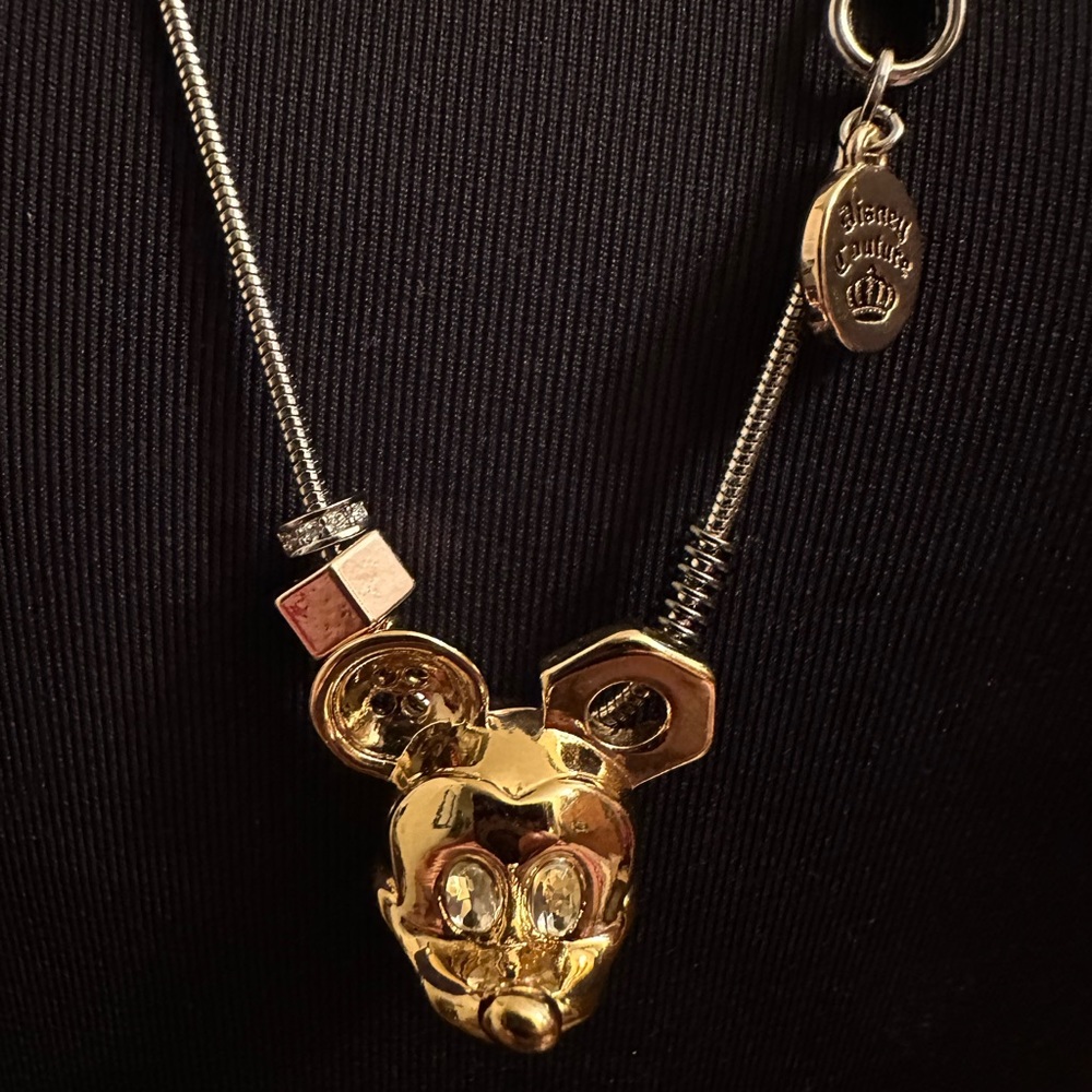 Vintage Disney Couture/ DR X Steampunk Mickey Necklace